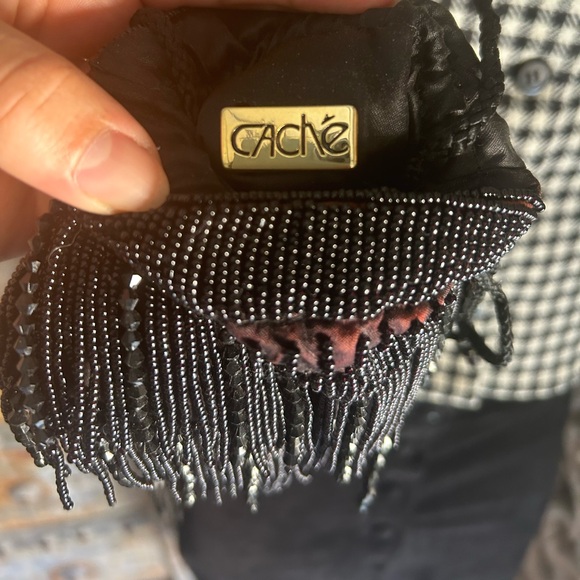 Beaded Fringe Mini Purse - Picture 4 of 5